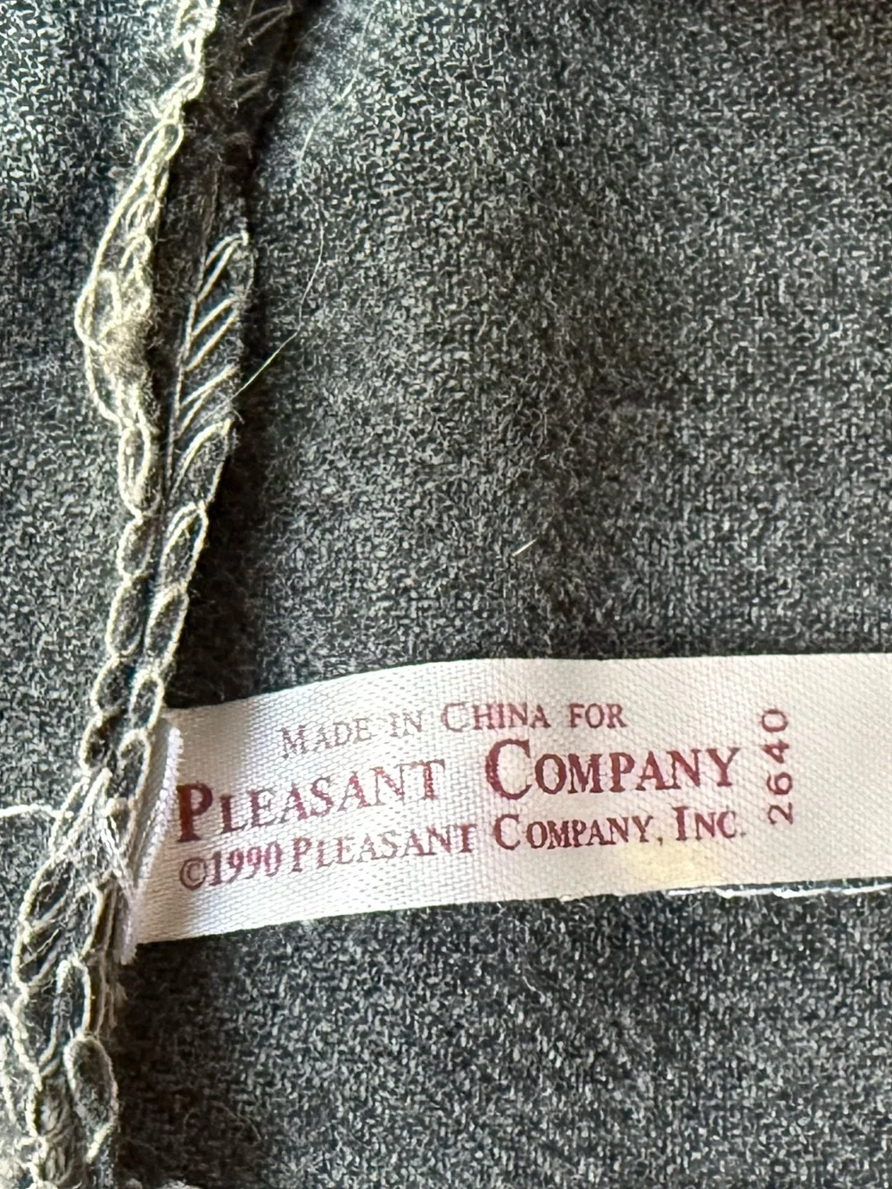 American Girl Pleasant Company 1990 Samantha Buster Brown Dress School Supplies